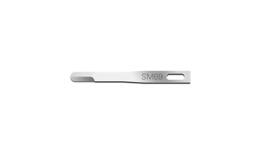 Cincinnati Surgical - Swann-Morton - 01SM69 - Surgical Blade Swann-Morton Stainless Steel No. 69 Sterile Disposable Individually Wrapped