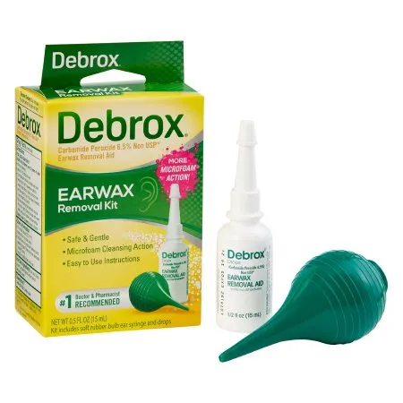 Medtech Laboratories - Debrox - 04203710479 - Ear Wax Remover Debrox 0.5 oz. Otic Drops 6.5% Strength Carbamide Peroxide