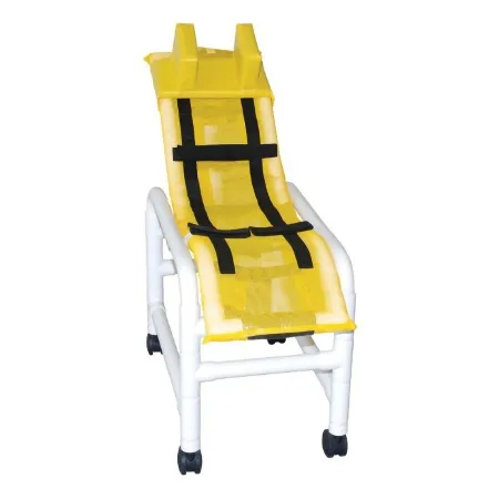 MJM International - 191-MC - Shower Chair Mjm International Pvc Frame Reclining Backrest 130 Lbs. Weight Capacity