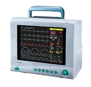 Auxo Medical - AM-M8000-CO2-IBP - Patient Monitor Vital Signs Monitoring Type Ecg, Nibp, Respiratory, Spo2, Temperature Ac Power / Battery Operated