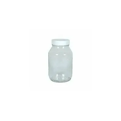 Frontier Bulk - From: 8535 To: 8549 - 32 oz. Clear Curved Shoulder Jar with Lid 12 count