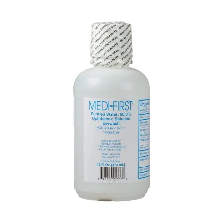 Medique Products - Medi-First - 21511 - Eyewash Solution Medi-First Buffered Isotonic Solution 16 oz. Squeeze Bottle