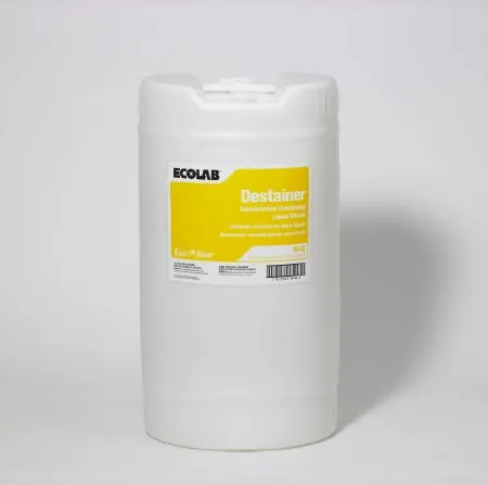 Ecolab - Liquid Laundry Chlorine Bleach - 6115982 - Laundry Stain Remover Liquid Laundry Chlorine Bleach 5 gal. Pail Liquid Chlorine Scent
