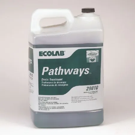 Ecolab - Pathways - 6129810 - Pathways Drain Cleaner Pathways Drain Treatment Dispenser Liquid Concentrate 2.5 gal. Jug Citrus Scent NonSterile