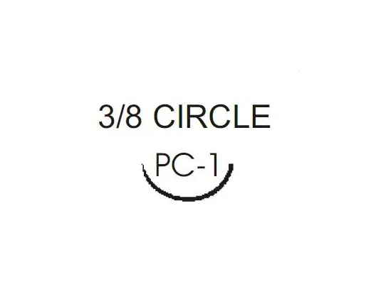 J & J Healthcare Systems - Prolene - 8618G - Nonabsorbable Suture With Needle Prolene Polypropylene Pc-1 3/8 Circle Precision Conventional Cutting Needle Size 5 - 0 Monofilament