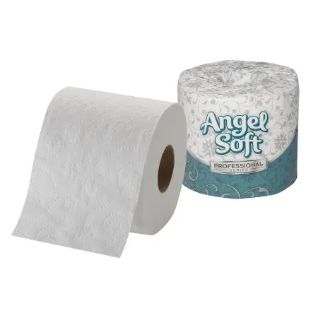 Georgia Pacific - Angel Soft Ultra Professional Series - 16840 - Toilet Tissue Angel Soft Ultra Professional Series White 2-Ply Standard Size Cored Roll 450 Sheets 4 X 4-1/20 Inch