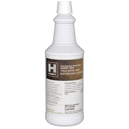 Canberra - Thickened Non-Acid Husky - HSK-325-03 - Thickened Non Acid Husky Thickened Non Acid Husky Surface Disinfectant Cleaner Quaternary Based Manual Pour Liquid 32 oz. Bottle Floral Scent NonSterile