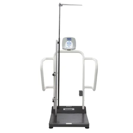 Health O Meter Professional - From: 1100KL To: 1100KLHR-BT - Digital Platform Scale with Handrails & Height Rod, 1000 lb Capacity, ADPT30 (DROP SHIP ONLY)