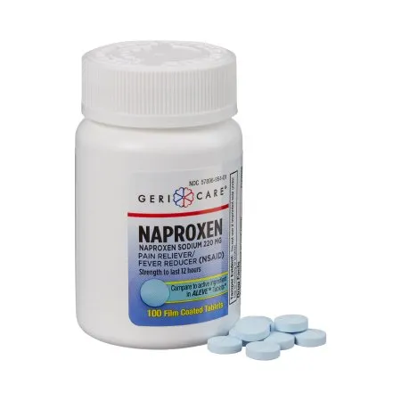 Geri-Care - McKesson Brand - 951-01-GCP - Pain Relief McKesson Brand 220 mg Strength Naproxen Sodium Tablet 100 per Bottle