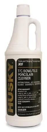 Canberra - Husky Bowl  Tub and Tile - HSK-305-03 - Husky Bowl  Tub and Tile Surface Disinfectant Cleaner Acid Based Manual Pour Liquid 32 oz. Bottle Cherry Scent NonSterile