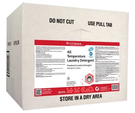 US Chemical  - All Temperature - 57475 - Laundry Detergent All Temperature 25 lbs. Box Powder Floral Scent