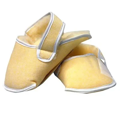 Skil-Care - 703352 - Slippers Small / Medium Yellow Hook And Loop Strap