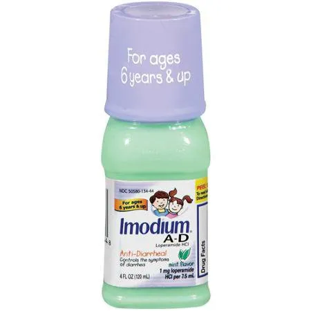 J&J - Children's Imodium A-D - 50580013444 - Anti-Diarrheal Children's Imodium A-D 1 mg Strength Liquid 4 oz.