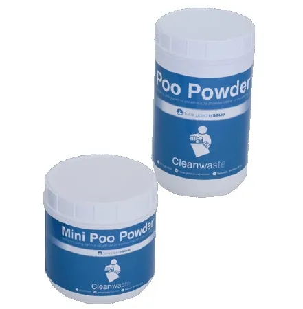 Phillips Environmental dba Cleanwaste - Poo Powder - D105POW - Solidifier Poo Powder 21 Oz. Screw Lid Plastic Container 120 Scoops