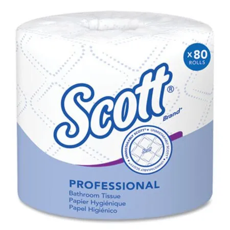 Scott - KCC-04460 - Essential Standard Roll Bathroom Tissue For Business, Septic Safe, 2-ply, White, 550 Sheets/roll, 80/carton