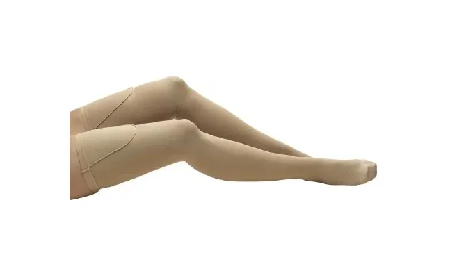 Truform - 8810-BG-MED - Anti-embolism Stocking Truform Thigh High Medium Beige Closed Toe