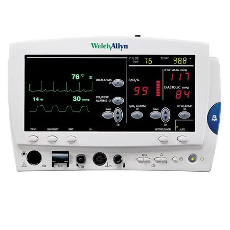 Auxo Medical - Atlas - AM-WA-ATLAS - Refurbished Vital Signs Monitor Atlas Spot Check And Vital Signs Monitoring Ecg, Nibp, Respiratory, Spo2 Ac Power / Battery Operated
