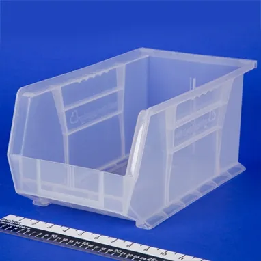 Health Care Logistics - HCL Super Tough - 1415C - Storage Bin Hcl Super Tough Semi-clear Plastic 7 X 8-1/4 X 14-3/4 Inch