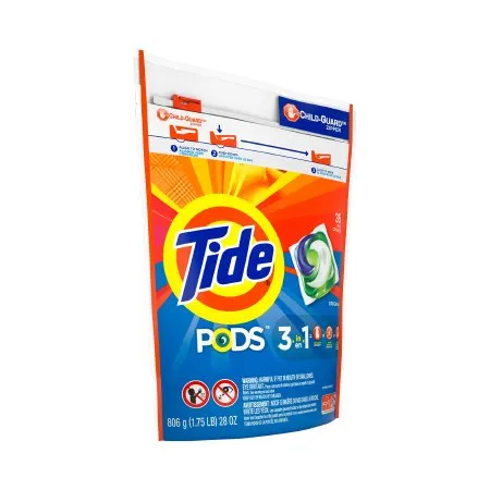Procter & Gamble - Tide PODS - 00037000931270 - Laundry Detergent Tide PODS 35 Count Bag Pod Scented