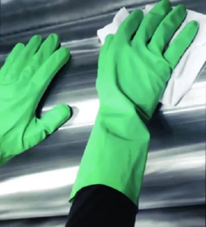 Medical Safety Systems - 653-53181301 - Utility Glove Medium Nitrile Green Straight Cuff NonSterile
