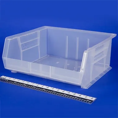 Health Care Logistics - HCL Super Tough - 1420C - Storage Bin Hcl Super Tough Semi-clear Plastic 7 X 14-3/4 X 16-1/2 Inch