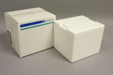 Therapak - 56442G - Insulated Shipper Therapak 5 X 5 X 6 Inner, 7 X 7 X 8 Inch Outer Dimensions