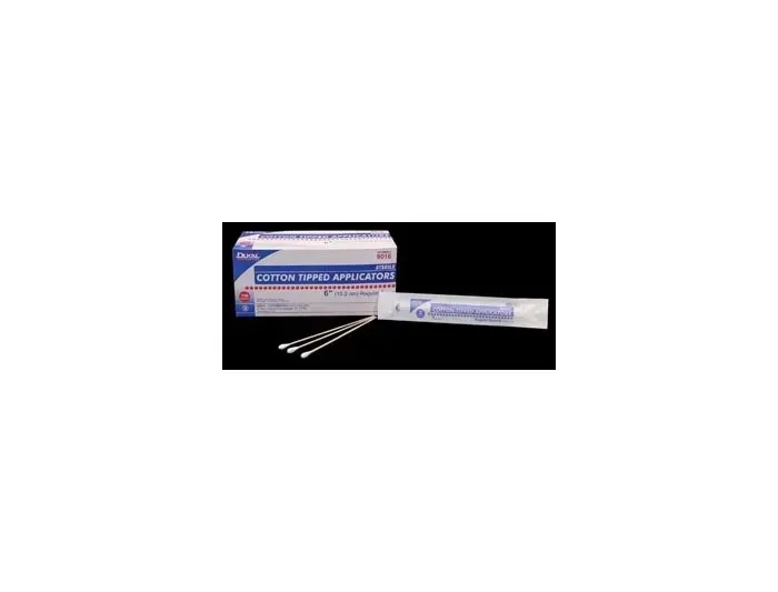 Dukal - 9003 - Applicator, 3" Cotton Tip, Non-Sterile, 100/bg, 10 bg/bx, 10 bx/cs