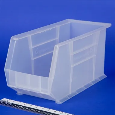 Health Care Logistics - HCL Super Tough - 1434C - Storage Bin Hcl Super Tough Semi-clear Plastic 8-1/4 X 9 X 18 Inch