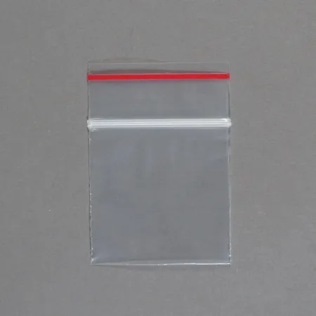 Health Care Logistics - Red Line - 7501 - Reclosable Bag Red Line 2 X 2 Inch Plastic Clear Zipper Closure