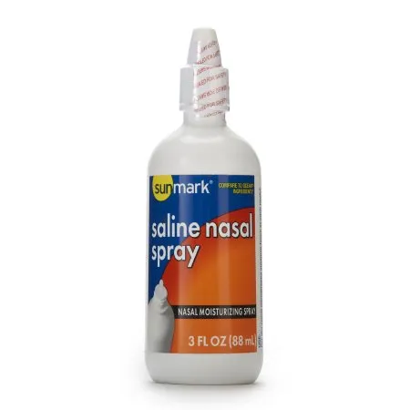 McKesson - sunmark - 49348035684 - Saline Nasal Spray sunmark 0.65% Strength 3 oz.