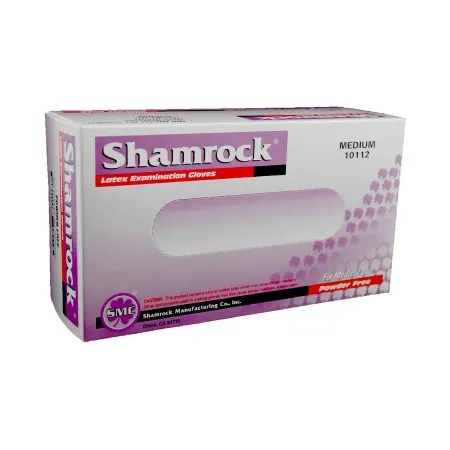 Shamrock Marketing - 10000 Series - From: 10112 To: 10114 -  Exam Glove  X Large NonSterile Latex Standard Cuff Length Fully Textured Ivory Not Rated
