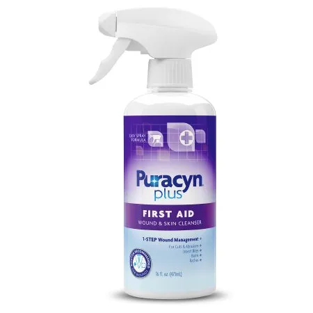 Innovacyn - Puracyn Plus First Aid - 6004 - Wound Cleanser Puracyn Plus First Aid 16 oz. Pump Bottle NonSterile Antimicrobial