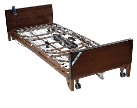 Drive DeVilbiss Healthcare - From: 15235 To: 15235BV-PKG-T - Drive Medical Electric Bed Full Low 88 Inch Length Spring Deck 9 1/2 to 23 1/2 Inch Height Range