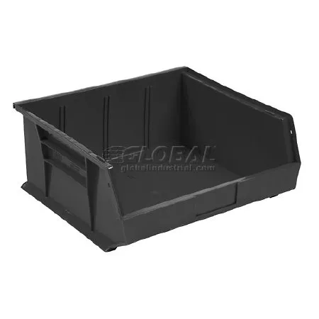 Global Industrial - 550125BK - Storage Bin Black Plastic 5 X 10-7/8 X 16-1/2 Inch