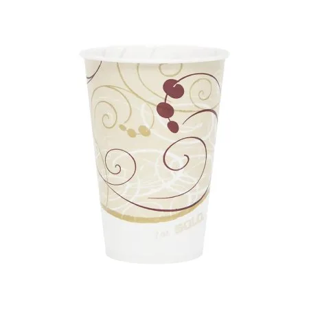 RJ Schinner Co - Solo - R7N-J8000 - Drinking Cup Solo 7 oz. Symphony Print Wax Coated Paper Disposable