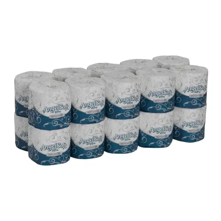 Georgia Pacific - Angel Soft Ultra Professional Series - 1632014 - Toilet Tissue Angel Soft Ultra Professional Series White 2-ply Standard Size Cored Roll 400 Sheets 4 X 4-1/2 Inch