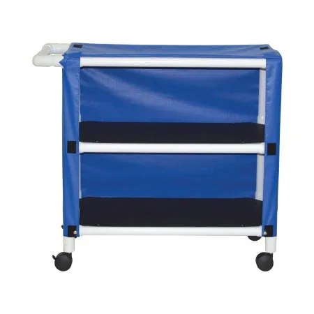 MJM International - From: 332-2C To: 332-4C - Corp Mid Size Linen Carts With Mesh Or Solid Vinyl Cover