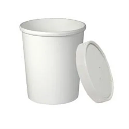 RJ Schinner Co - Flexstyle - KHB32A-2050 - Food Container Flexstyle White Single Use Paper 3-1/6 X 4-1/6 X 5-1/3 Inch