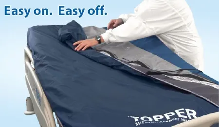 Span America - CLT-MEM42 - Mattress Topper Coverlet The Topper 80 X 42 Inch Vapor Permeable / Bacteriostatic Fabric For Mem42 Topper Microenvironment Manager® Systems