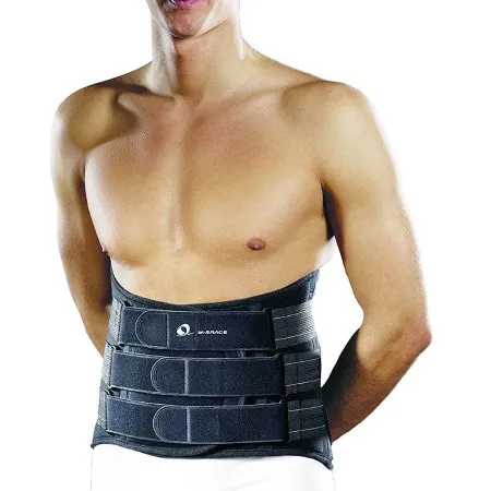 Patterson Medical Supply - M-Brace 574 M-Spine LSO - 081542331 - Back Brace M-brace 574 M-spine Lso Large Hook And Loop Closure 33-1/2 To 43-1/2 Inch Pelvic Circumference 13 Inch Back Height To 8 Inch Front Height Adult