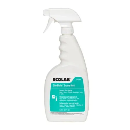 Ecolab Professional - StainBlaster Enzyme Boost - 6101068 - Ecolab  Laundry Pre spotter  22 oz. Pump Bottle Liquid Scented