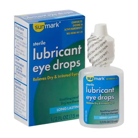 McKesson - sunmark - 49348094729 - Eye Lubricant sunmark 0.5 oz. Eye Drops