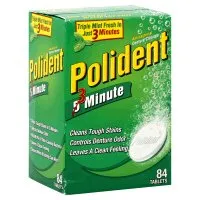 Glaxo Consumer Products - Polident - 01015805308 - Denture Cleaner Polident