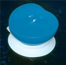 Alimed - 8125 - Scoop Bowl with Suction Cup Base AliMed Blue Reusable 4-1/2 Inch Diameter