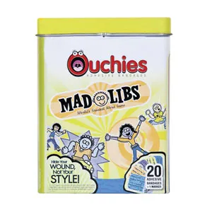 Cosrich Group - Ouchies - 73110 - Ouchies Bandages Mad Libs 20 Ct.