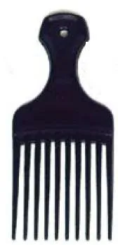 Donovan Industries - Dawn Mist - 567 -  Hair Pick  2 1/4 Inch Black Plastic