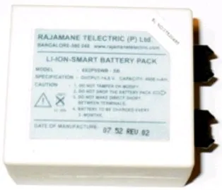 Future Health Concepts - LAF389100005123 - Diagnostic Battery 7.2v, Rechargeable For Planet And Star 55 Patient Monitor