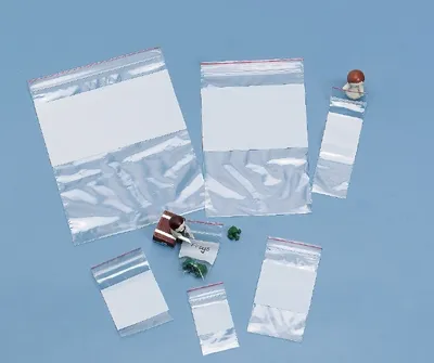 Health Care Logistics - Minigrip Zippit - 7547 - Reclosable Bag Minigrip Zippit 5 X 8 Inch Plastic Clear Zipper Closure