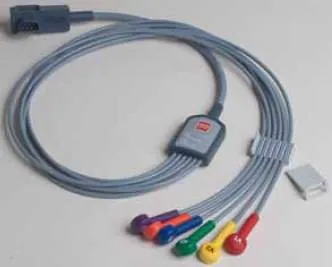 The Palm Tree Group - 11111-000022 - ECG Cable AHA  12 Lead  6 Wire Precordical Attachment For Lifepak 12 Defibrillator / Monitor
