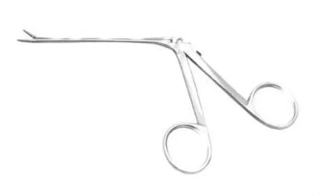 Bausch & Lomb - Bausch+Lomb - N0958 - Ear Forceps Bausch+lomb Duckbill 5-1/2 Inch Length Stainless Steel Nonsterile Finger Ring Handle Straight Extra Flat, Serrated Jaws With Rounded Tips